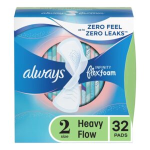 Always Infinity Pads Heavy Flow 32 ct. - Image 1