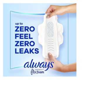 Always Infinity Pads, Regular Absorbency, With Wings, 36 Count (Pack of 3) - Image 2