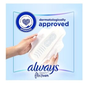 Always Infinity Pads, Regular Absorbency, With Wings, 36 Count (Pack of 3) - Image 4