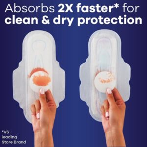Always Ultra Thin Extra Heavy Overnight Pads, 24 Count - Image 3