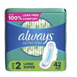 Always Ultra Thin Pads Super W/Flexi-Wings Unscented 42 Count - Image 1