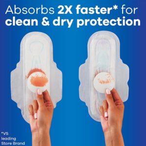 Always Ultra Thin Size 2 Feminine Pads without Wings, Super Absorbency, Unscented, 40 Count - Pack of 3 (120 Total Count) (Packaging May Vary) - Image 3