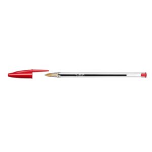 BIC Cristal Xtra Smooth Ball Pen, Medium Point (1.0 mm), Red, 10-Count - Image 4