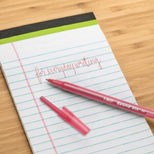 BIC Round Stic Ball Pen - Pack of 10, Red - Image 4