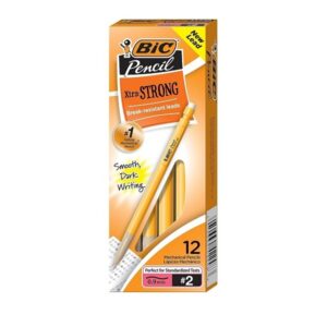 BIC Xtra-Strong Mechanical Pencil, Yellow Barrel, Thick Point (0.9mm), 12-Count - Image 4