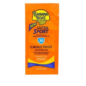 Banana Boat Sport Sunscreen, SPF 30 Protection lotion, Travel Packets - Image 1