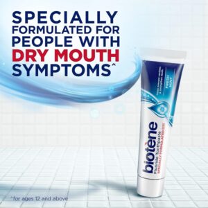 Biotene Gentle Formula Fluoride Controls Bad Breath Toothpaste, Fresh Mint, 4.3 Ounce By Biotene - Image 2