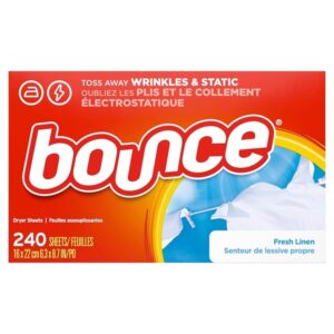 Bounce Fresh Linen Dryer Sheets 240 ct (Fresh Linen, 240 ct) - Image 1