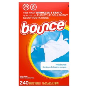 Bounce Fresh Linen Dryer Sheets 240 ct (Fresh Linen, 240 ct) - Image 3