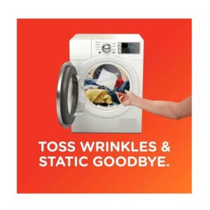 Bounce Renewing Wrinkle/Static Removing Fabric Softener Dryer Sheets: Outdoor Fresh - 2 Pack (320 Sheets) - Image 2