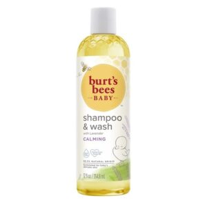 Burt's Bees Baby Bee Shampoo & Wash Calming, 12 Fl Oz (Yellow) - Image 1