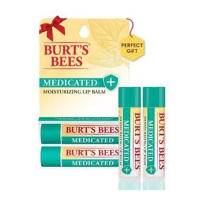 Burt's Bees 100% Natural Medicated Moisturizing Lip Balm with Menthol & Eucalyptus, 2 Tubes in Blister Box - Image 10