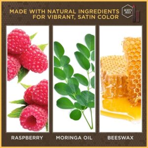 Burt's Bees 100% Natural Moisturizing Lipstick Ruby Ripple 1 Tube - Image 3