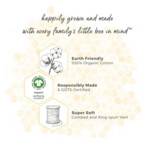 Burt's Bees Baby 100% Organic Cotton Set of Six Washcloths, Cloud - Image 6