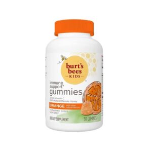 Burt's Bees Kids Gummy Orange Flavor, 50 Count - Image 1