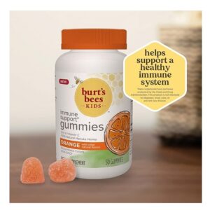 Burt's Bees Kids Gummy Orange Flavor, 50 Count - Image 2