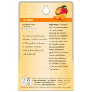 Burt's Bees Lip Balm Mango Butter 2-pack 0.15 oz each balm - Image 9