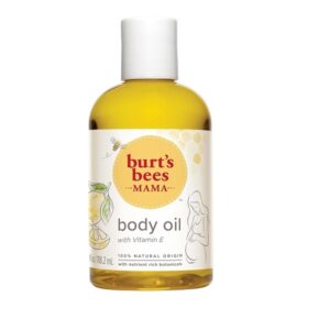 Burt's Bees Mama Bee Nourishing Body Oil with Vitamin-E, 4 Fluid Ounce - Image 1