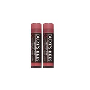 Burt's Bees Tinted Lip Balm - Rose 0.15 Ounce 2 Pcs - Image 1