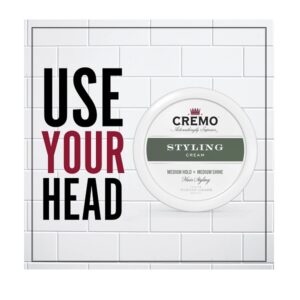 Cremo Barber Grade Hair Styling Cream, Medium Hold, Medium Shine, 4 Ounce - Image 3