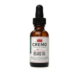 Cremo Revitalizing Beard Oil, Astonishingly Superior, 1 Ounce Bottle, Tea Tree Mint Scent - Image 1