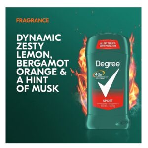 Degree Men Dry Protection Antiperspirant Deodorant Sport 2.7 oz - Image 2