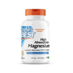 Doctor's Best, High Absorption Magnesium, 100% Chelated, 240 Tablets - Image 1