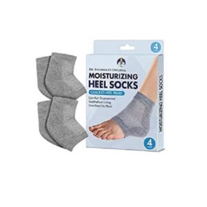 Dr. Frederick's Original Moisturizing Heel Socks for Cracked Heel Treatment - 2 Pairs - Stop Cracked Heels in Their Tracks - Image 1