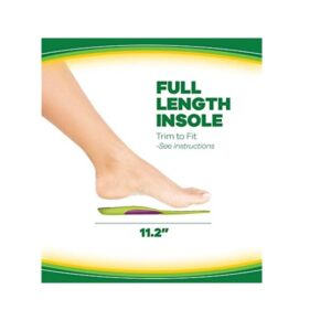 Dr. Scholls Fitness Walking Insoles Reduce Stress and Strain, Green /Purple (43219-96036) - Image 7