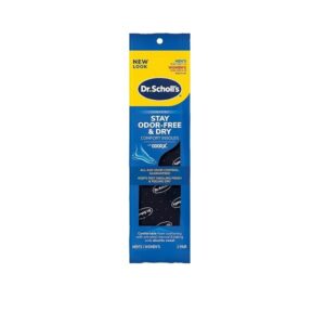 Dr. Scholl’s ODOR-FIGHTING Odor-X Insoles (1 Pair, Pack of 2) All-Day Odor Protection and Sweat Absorption - Image 1