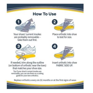 Dr. Scholls Pain Relief Orthotics for Plantar Fasciitis for Women, 1 Pair, Size 6-10 - Image 8
