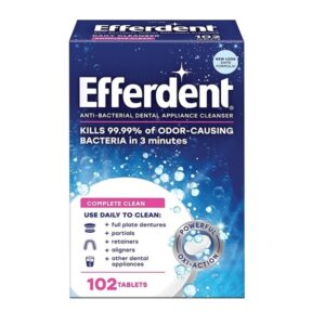 Efferdent Original Anti-Bacterial Denture Cleanser Tablets, 102 Count - Image 1