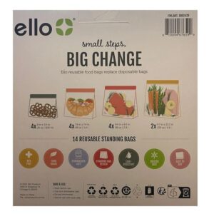 Ello reusable food storage bags - 14 bags - Image 2