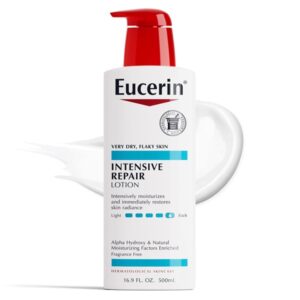 Eucerin Intensive Repair Lotion - Rich Lotion for Very Dry, Flaky Skin - Use After Washing With Hand Soap - 16.9 fl. oz. - Image 1