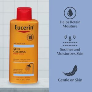 Eucerin Skin Calming Body Wash, 16.9 Fluid Ounce - 16.9 Fluid Ounce (Pack of 1) - Image 6