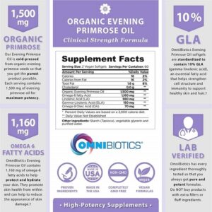 Evening Primrose Oil Capsules 1,500 mg Clinical Strength Vegan Softgels - Image 4