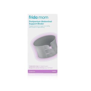 Frida Mom Postpartum Abdominal Support Binder | Natural Delivery & C-Section Recovery | 9" High Adjustable Compression Wrap - Image 1