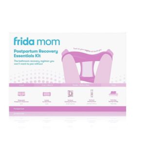 FridaBaby Mom Postpartum Recovery Essentials Kit | Disposable Underwear, Ice Maxi Absorbency Pads, Cooling Witch Hazel Medicated Pad Liners, Perineal Medicated Healing Foam (11Piece Set) - Image 1