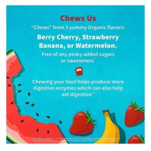 Garden of Life, Dr. Formulated Probiotics, Organic Kids+, Probiotics + Vitamins C & D, 5 Billion, Tasty Organic Watermelon, 30 Yummy Chewables - Image 4