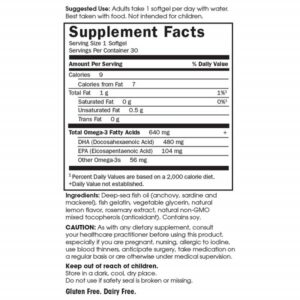 Garden of Life Prenatal DHA Omega 3 Fish Oil Supplement - Minami Natural Prenatal, 30 Softgels - Image 4