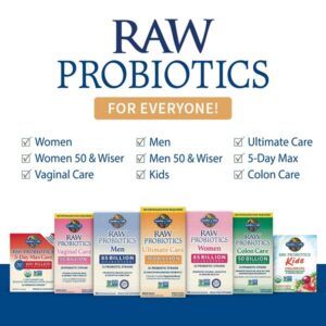 Garden of Life Raw Probiotics Women 50 and Wiser, 90 Capsules - Image 6