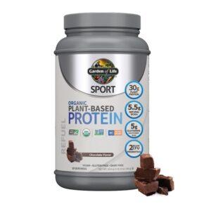 Garden of Life, Sport, Organic Plant-Based Protein, Refuel, Chocolate, 29.6 oz (840 g) GOL-11941 - Image 1