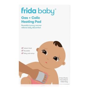 Gas + Colic Heating Pad for Natural Belly Relief by Frida Baby | Gentle Heat to Relax + Soothe Bellies | Instant Tummy Warmer | Soothe Colic Discomfort - Image 1