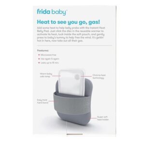 Gas + Colic Heating Pad for Natural Belly Relief by Frida Baby | Gentle Heat to Relax + Soothe Bellies | Instant Tummy Warmer | Soothe Colic Discomfort - Image 6