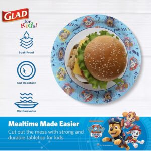 Glad for Kids Paw Patrol Paper Plates, 20 Count, 8.5 Inches | Disposable Paw Patrol Plates for Kids | Heavy Duty Disposable Soak Proof Microwavable Paper Plates for All Occasions - Image 3