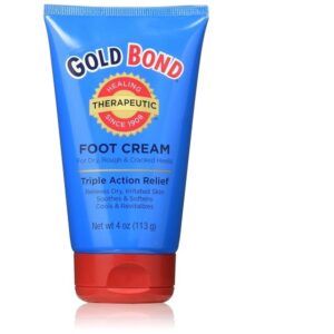 Gold Bond Foot Cream Triple Action 4 Ounce (2 Pack) - Image 1