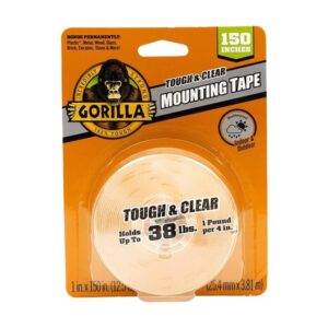 Gorilla 6036002 Tough & Clear XL Mounting Tape 150 inches Clear - Image 1
