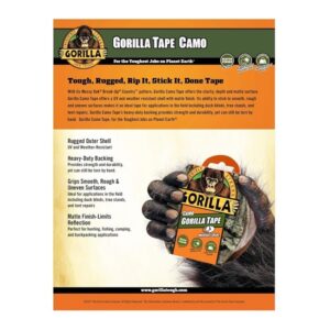 Gorilla Camo Duct Tape, 1.88" x 9 yd, Mossy Oak, (Pack of 1) - Image 2