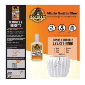 Gorilla Glue Glue for Home and Work Tools (2-Ounce, Model: 5201204, White) - Image 4
