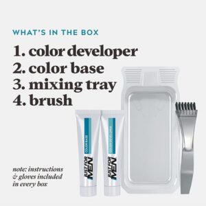 JUST FOR MEN Mustache & Beard Brush-In Color Gel, Blond M-10/15 1 Each (Pack of 2) - Image 3
